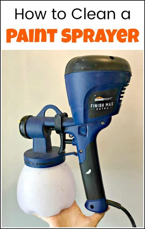 how to maintain paint sprayer